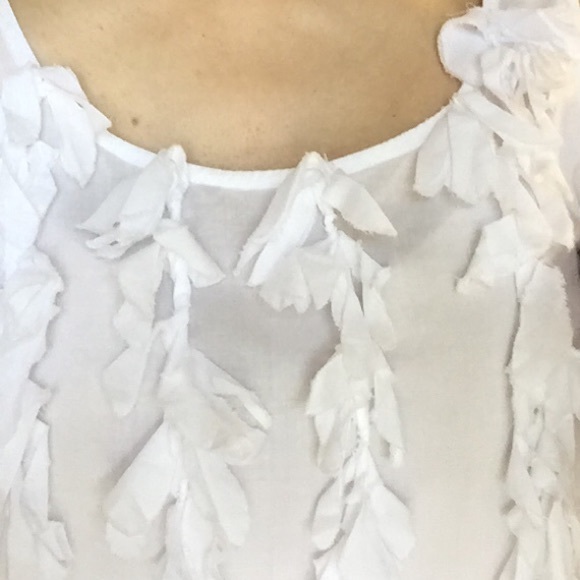 J CREW SLEEVELESS BLOUSE WITH RUFFLE DETAIL - Picture 2 of 9